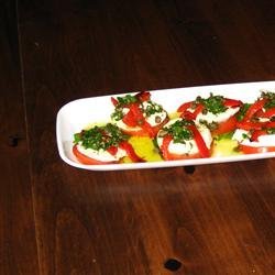Mozzarella and Tomato Appetizer Tray recipe