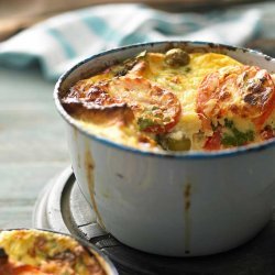 Savoury Bread and Butter Pudding recipe