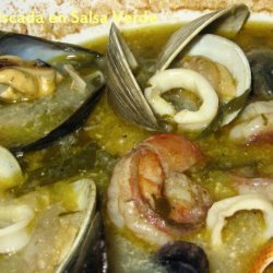 Mariscada En Salsa Verde  (Seafood Stew in Green Sauce) recipe