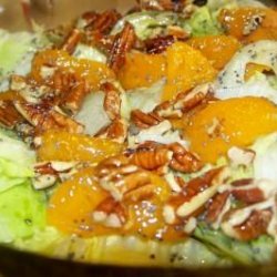 Mandarin Orange Salad With Warm  Poppy Seed Dressing recipe