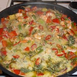 Fiery Avocado Green Curry and Shrimp Carb Redo recipe