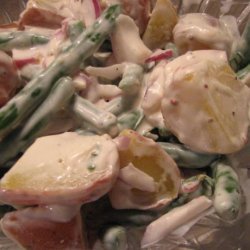 Layered Green Bean-Red Potato Salad recipe