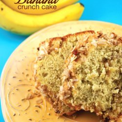 Banana Crunch Cake recipe