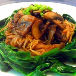 Sauteed Bean Sprouts and Spinach recipe