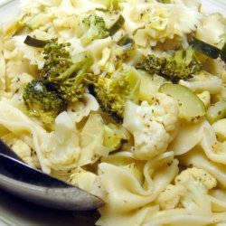 Lemon Basil Noodles and Veggies recipe