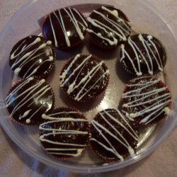 Double Choc Fudge Brownie Muffins recipe