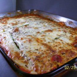 Veggie Lasagana (No Noodles) recipe