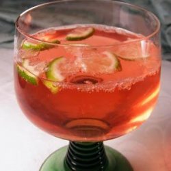 Cranberry and Lime Sparkler recipe