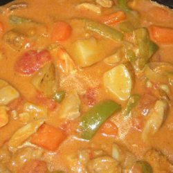 Yummy Coconut Curry Chicken recipe