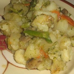 Potato Vegetable Quilt recipe