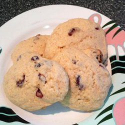 Lemon Ginger and Cranberry Crunch Cookies recipe