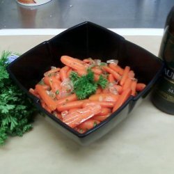 Marsala Glazed Carrots With Pinenuts (Gluten Free) recipe