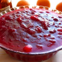 Cranberry Sauce With Orange Liqueur recipe