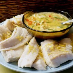 Poached Codfish Steaks With Egg Sauce (Torsk Med Eggesaus) recipe