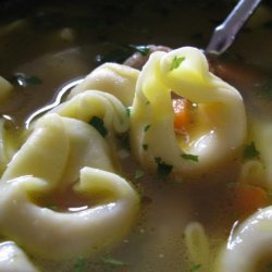 Golden Tortellini Soup recipe