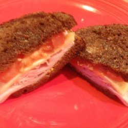 Toasted Ham and Gouda Sandwiches recipe
