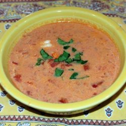 Creamy Tomato and Shrimp Chowder recipe