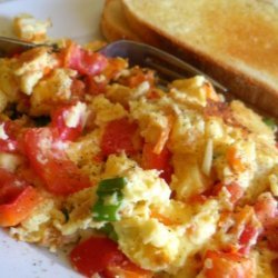 Scrambled Eggs With Vegetables recipe