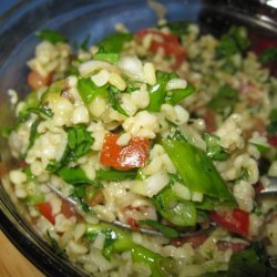 Bulgur Salad With Green Onion Vinaigrette recipe