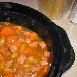 Crock Pot Sweet and Sour Ham recipe
