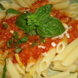 Thick Cheesy, Tomato, Lentil Pasta Sauce recipe