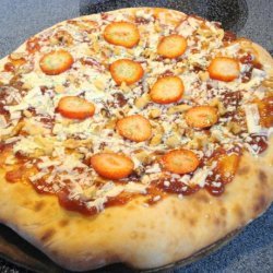 Sweet Fruit Pizza That Looks Like a Regular Pizza! recipe