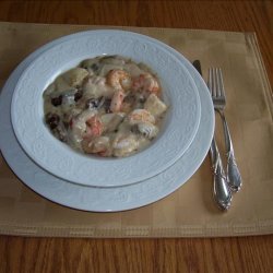 Seafood and Portabella Mushrooms recipe