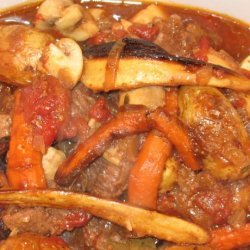Beef Stew/ Pot Roast With Roasted Root Vegetables recipe