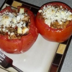 Stuffed Tomatoes W Chicken and Feta Low Fat/Low Carb recipe