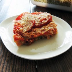 Roasted Red Pepper Lasagna recipe