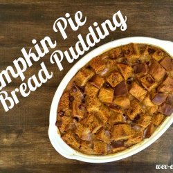 Pumpkin Bread Pudding recipe