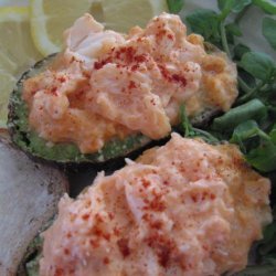 Avocado and Crab Thermidor (Easy Microwave Fix) recipe