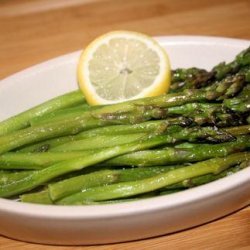 Baked Asparagus With Lemon Dressing recipe