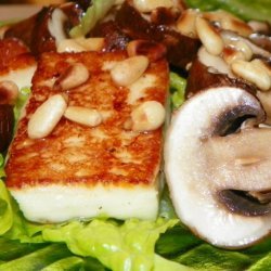 Haloumi and Mushroom Salad recipe
