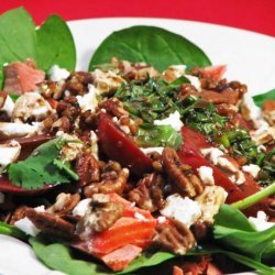 Spinach Salad With Salmon recipe