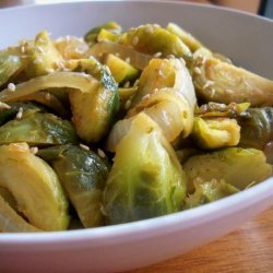 Sesame Ginger Brussel Sprouts recipe