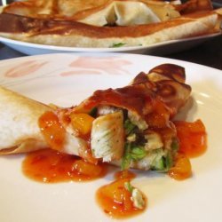 Asparagus & Chicken  Quesadillas  W/ Sweet Rum Dip recipe