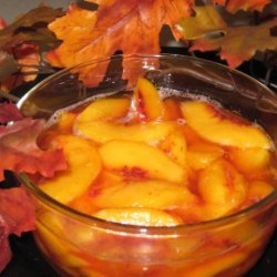 Vivian's Frozen Peaches recipe