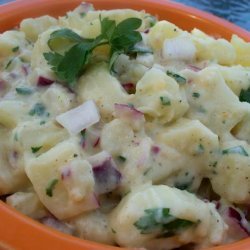 Warm Potato Salad With Goat Cheese recipe