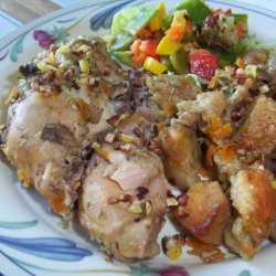 Chicken With Sourdough-Mushroom Stuffing recipe