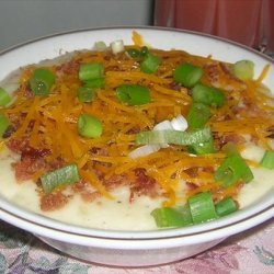 Baked Potato Soup for a Crowd recipe
