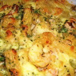 Cajun Macaroni and Cheese With Shrimp recipe