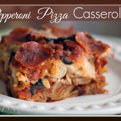 Pepperoni Pizza Casserole recipe