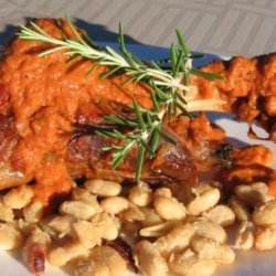 Lamb Shanks on Cannellini Beans recipe