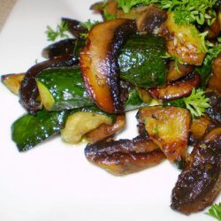 Williams-Sonoma Sauteed Zucchini and Mushrooms recipe
