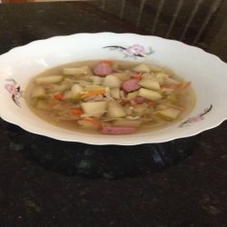 Kielbasa Cabbage Soup (South Beach Friendly) recipe
