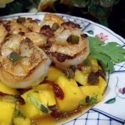 Grilled Shrimp With Mango Salsa recipe
