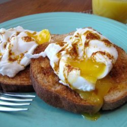 Poached Eggs With Harissa Oil recipe
