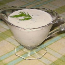 Bleu Cheese Dressing With Baby Dill recipe