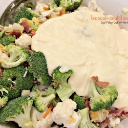 Broccoli and Cauliflower Salad recipe